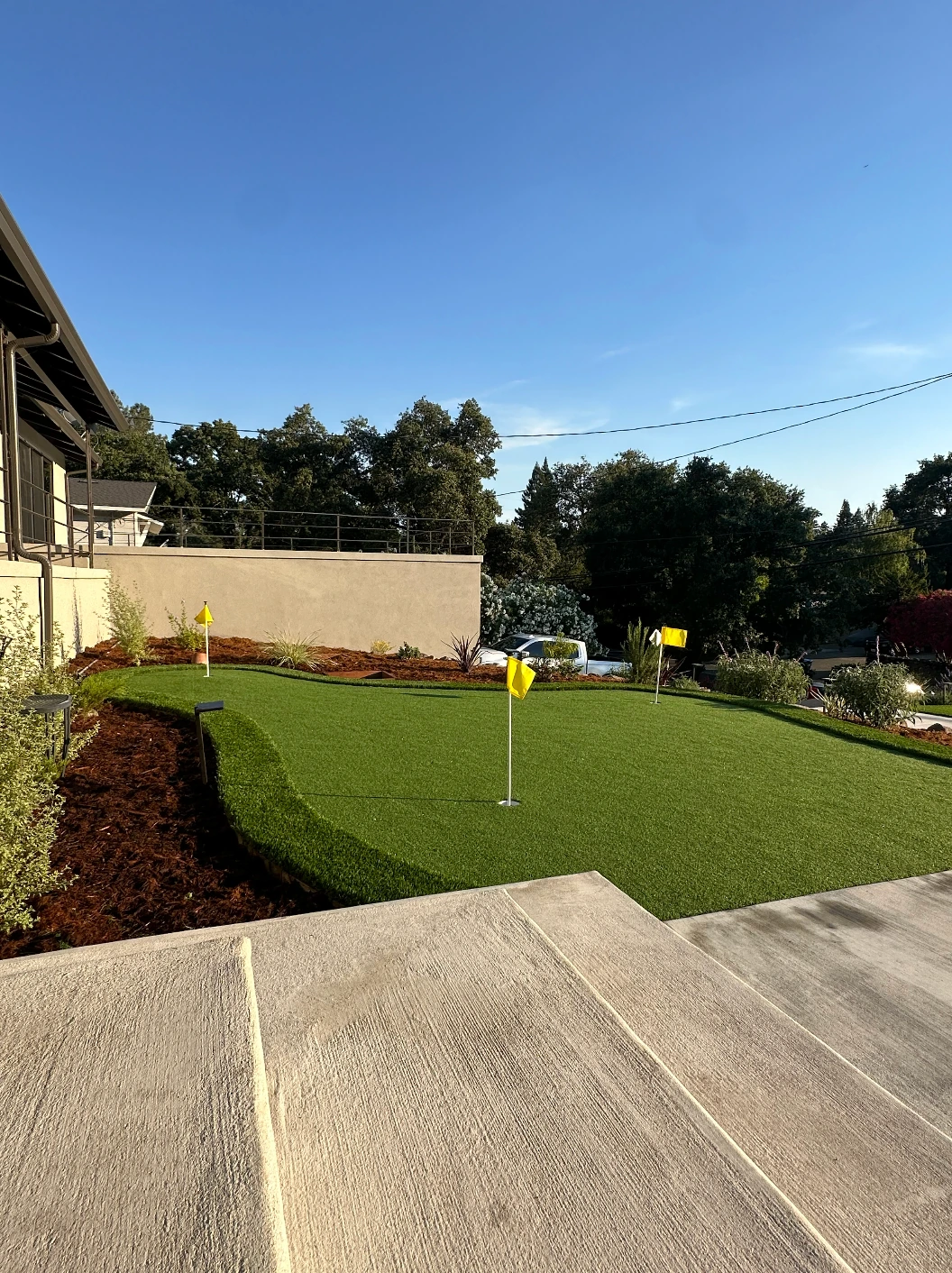 Exterior front yard design