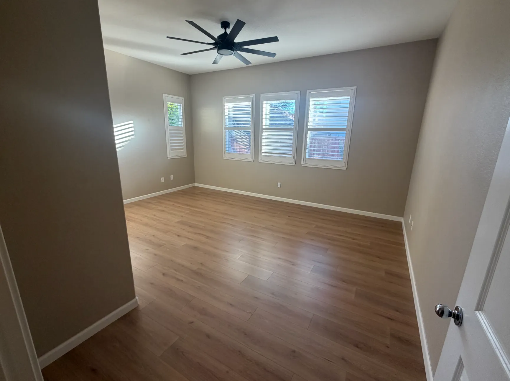 Interior bedroom renovation